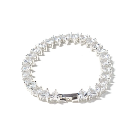 Erimish Heart Tennis Bracelet