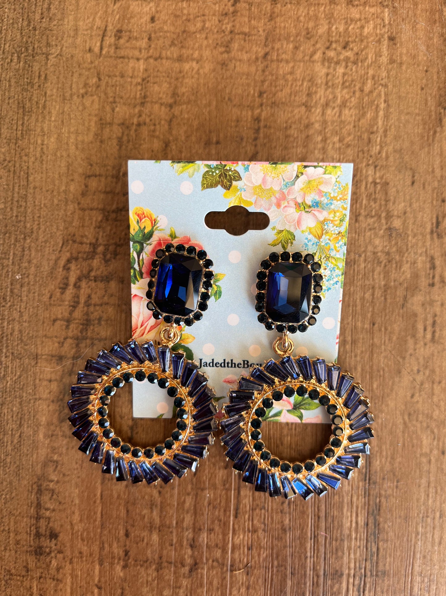 Glitzy Stone Earrings