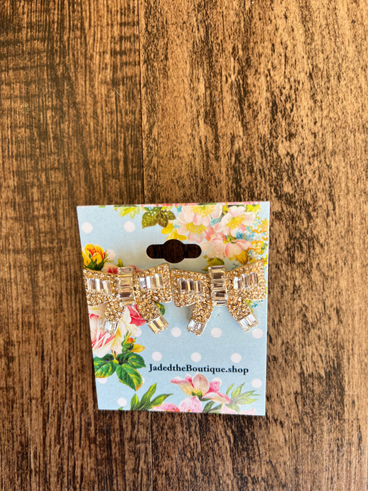 Glitzy Stone Earrings