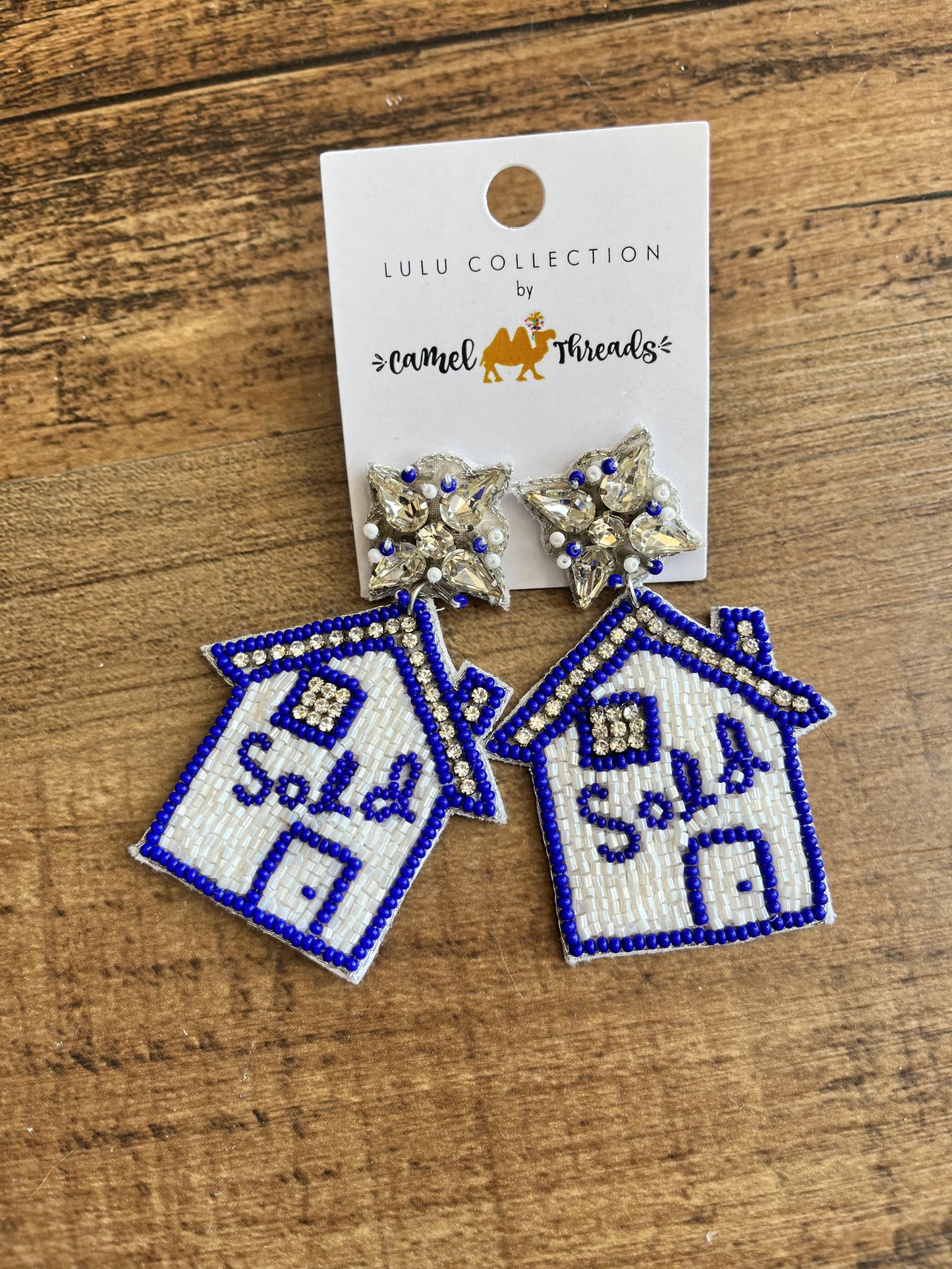 Camel Threads House Sold Earrings