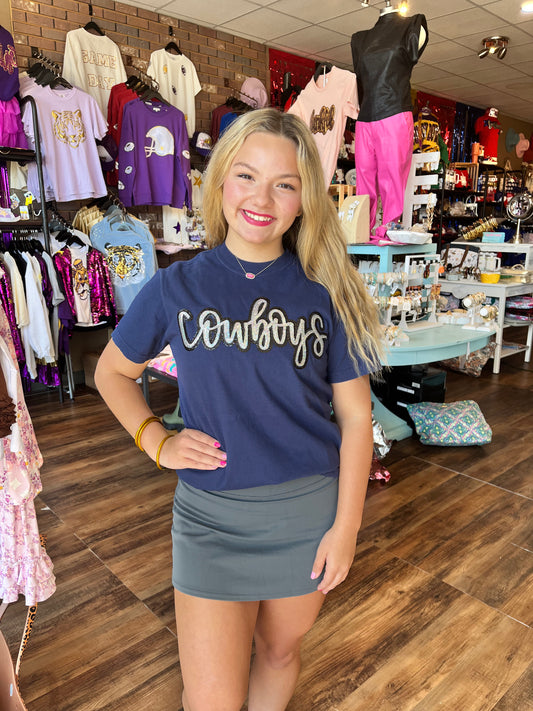 Cowboys Patch Sweatshirt/Tee