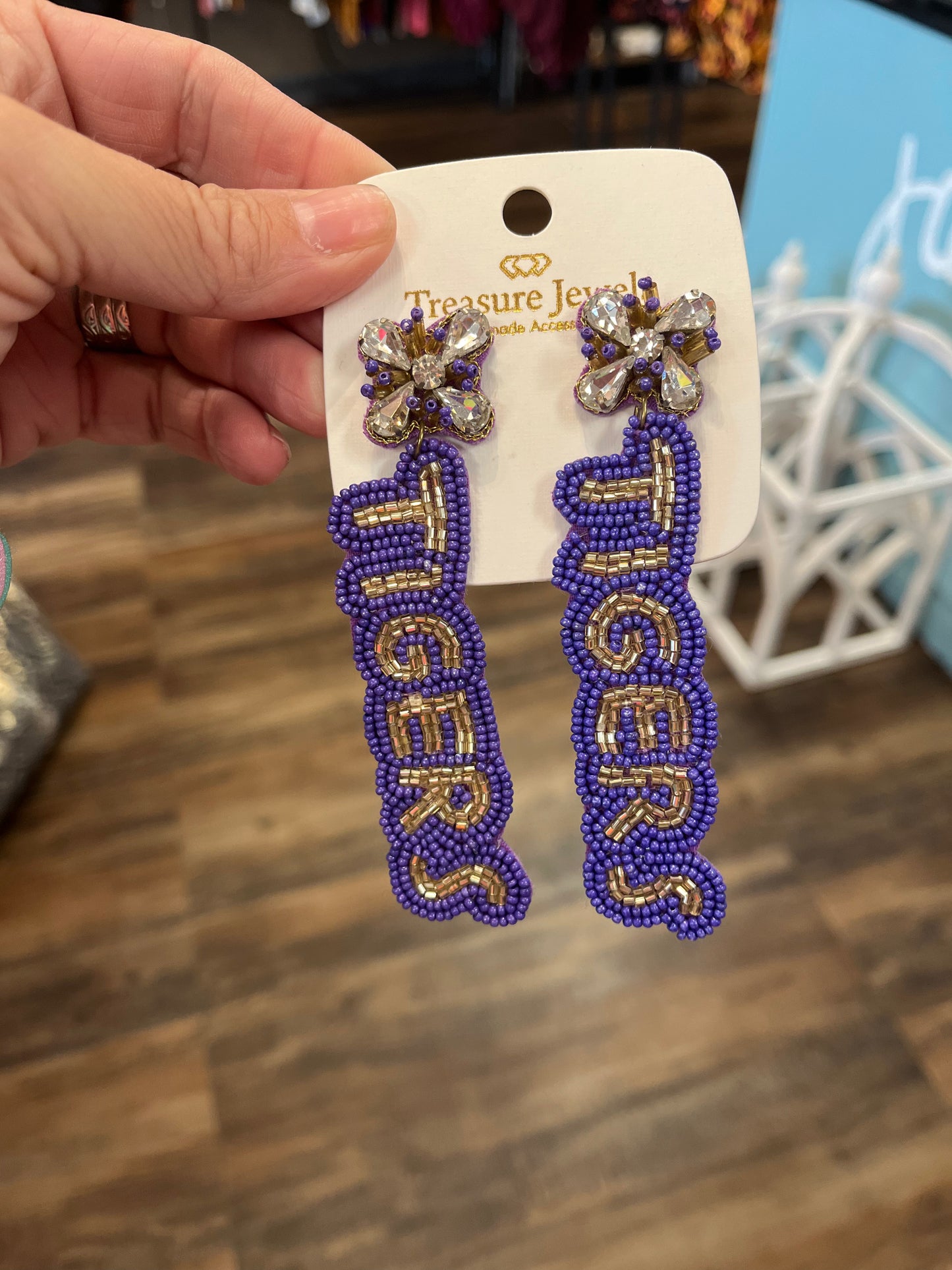 Treasure Jewels Statement Earrings
