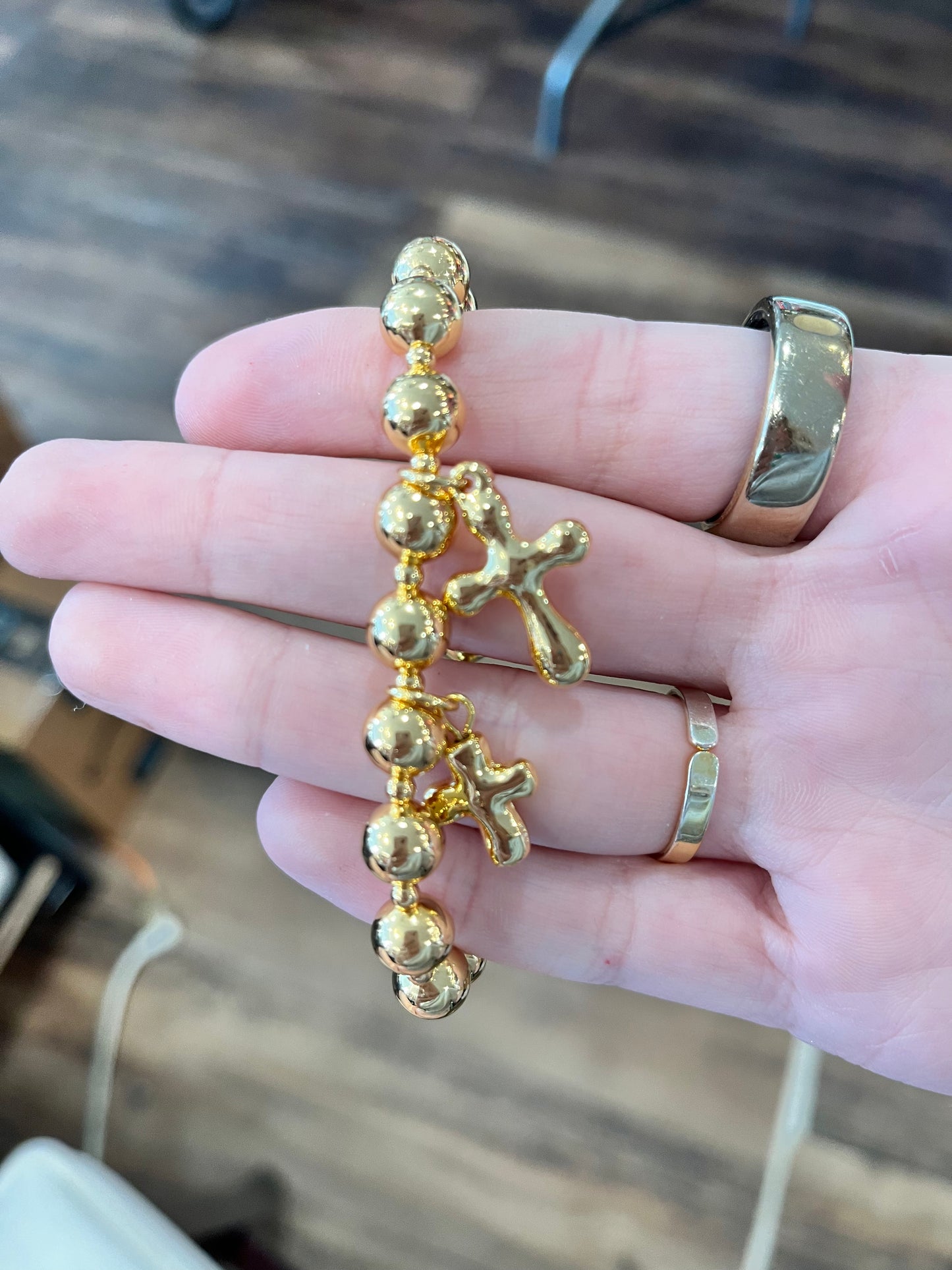 JM 18K Gold Plated Bracelets