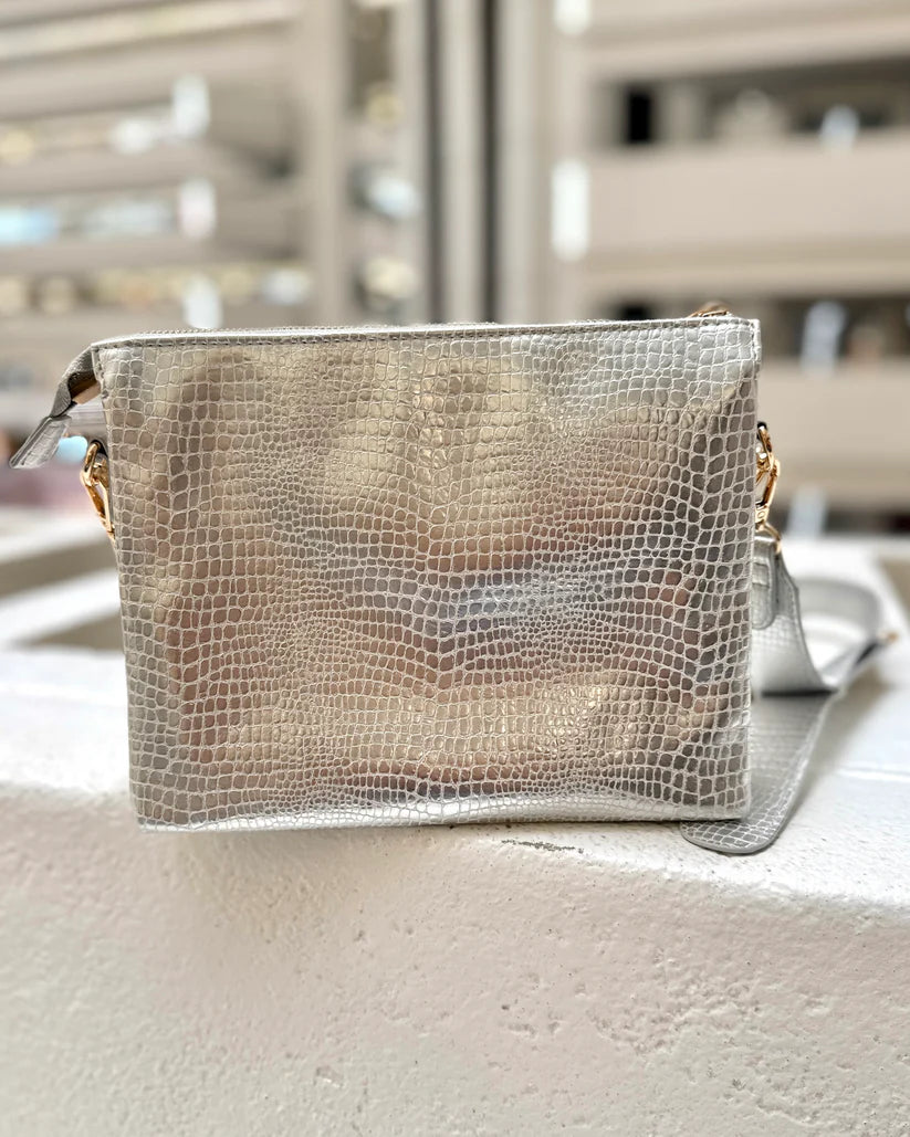 Ariana Crossbody Silver EC