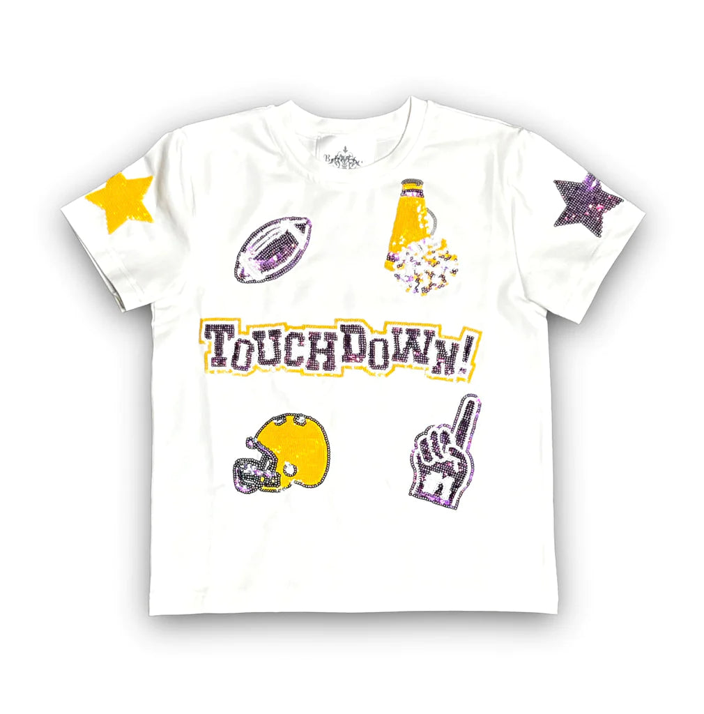 Touchdown Sequin Top
