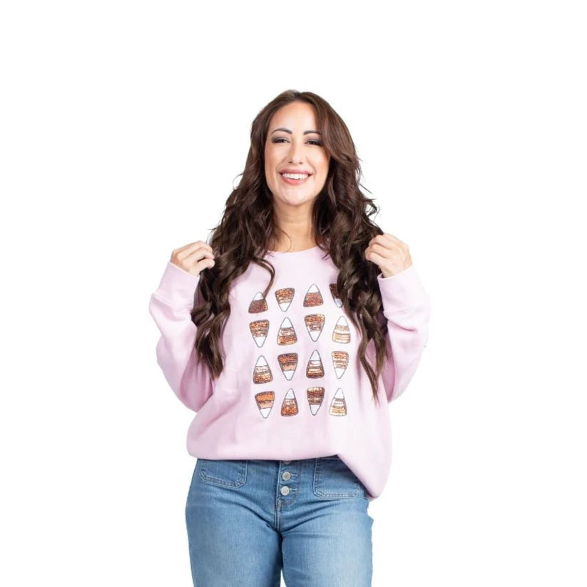Sparkle Candy Corn Sweatshirt