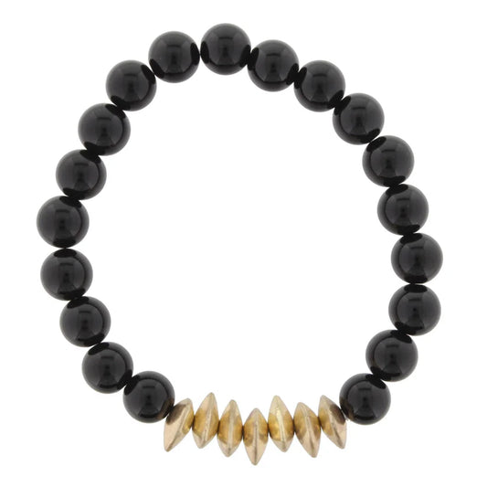 JM Natural Stone Stretch Bracelets