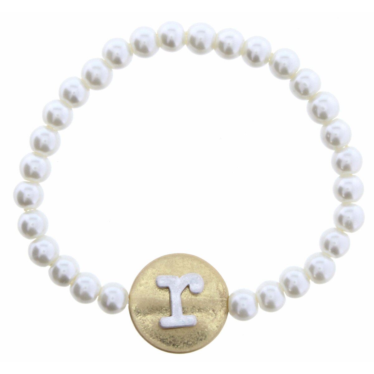 JM Pearl Initial Bracelets