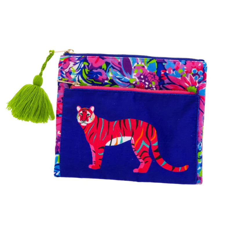 JM Velvet Zipper Pouches