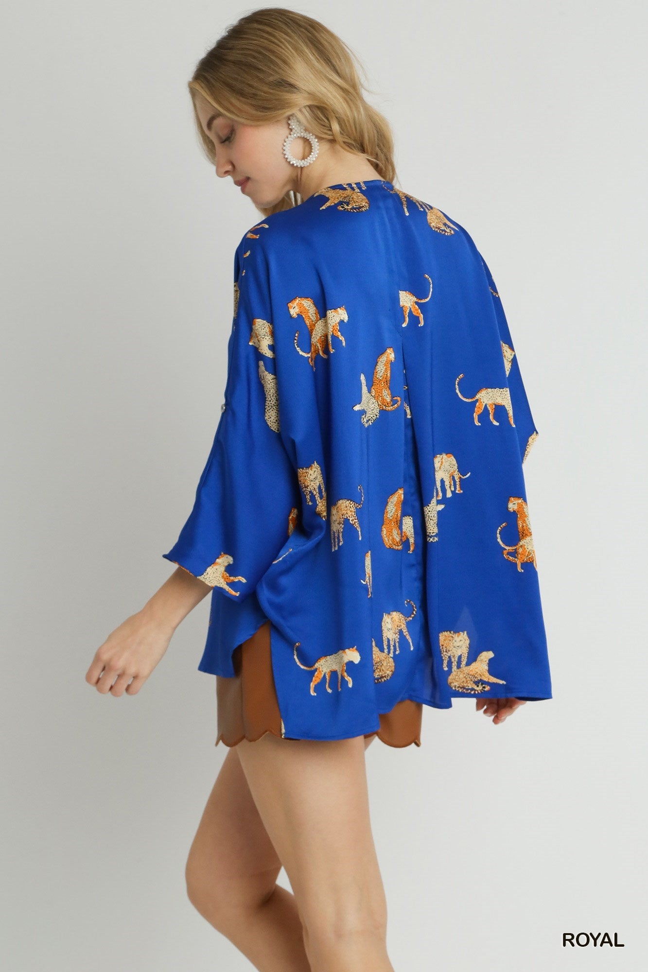 Royal Cheetah Blouse