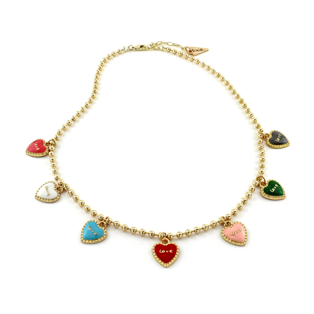 Erimish Heart Charm Necklace