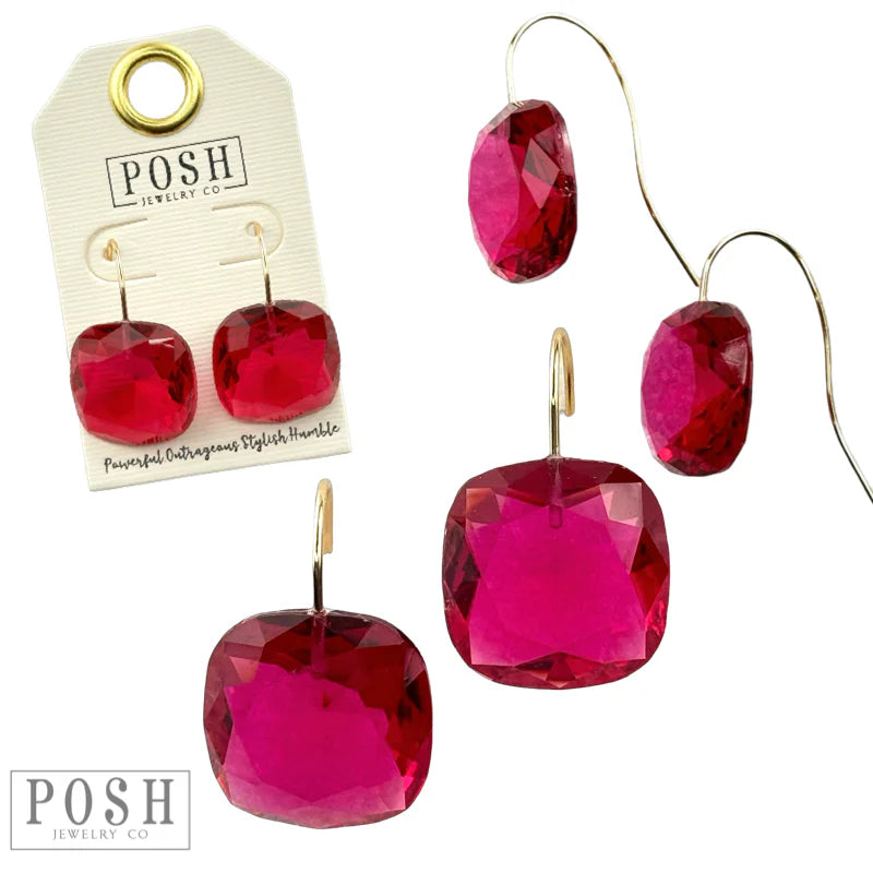 Posh Drop of Color Dangles