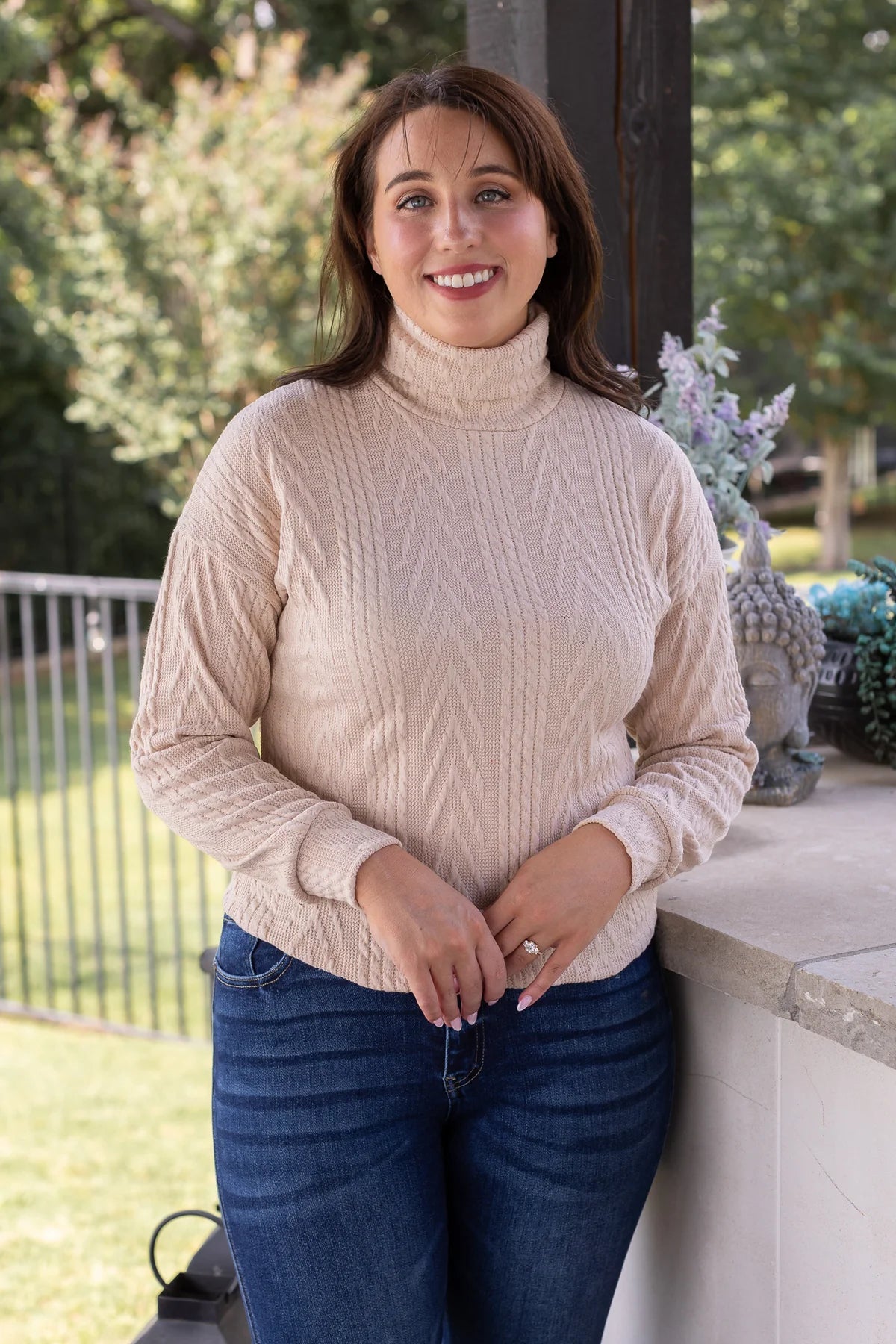 Knit Turtleneck Sweater