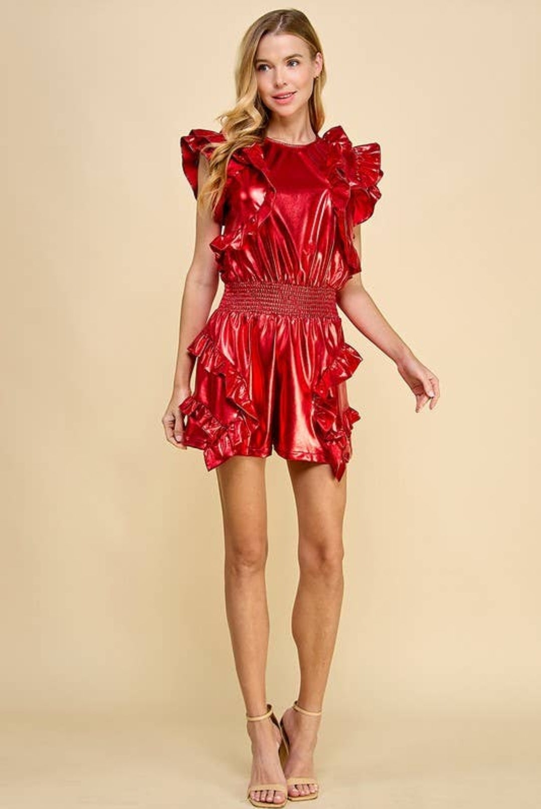 Metallic GameDay Romper