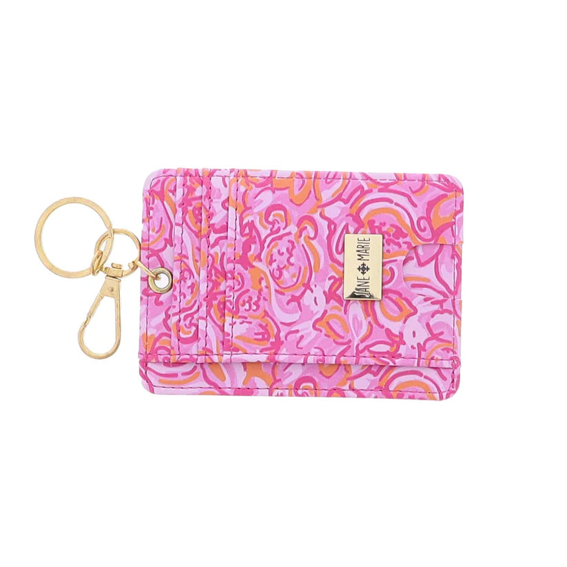 JM Key Chain Card Holder
