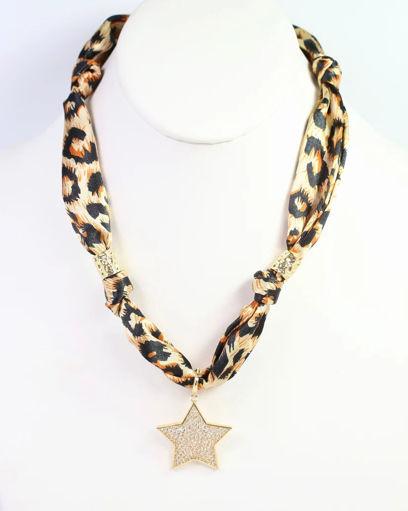 Starla Scarf Charm Necklace