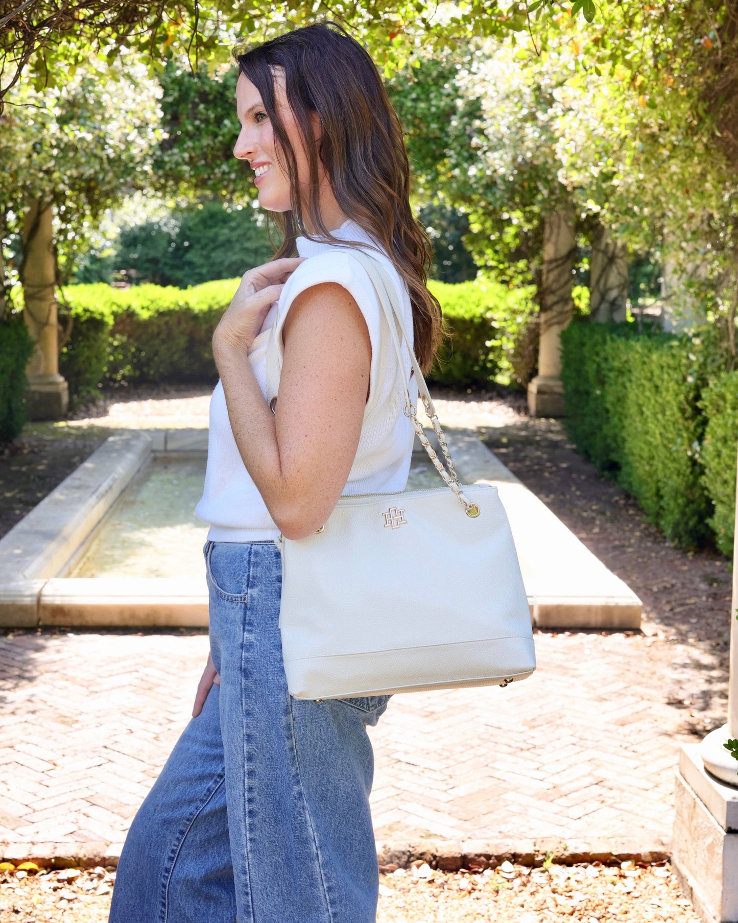 Teegan Tote Cream