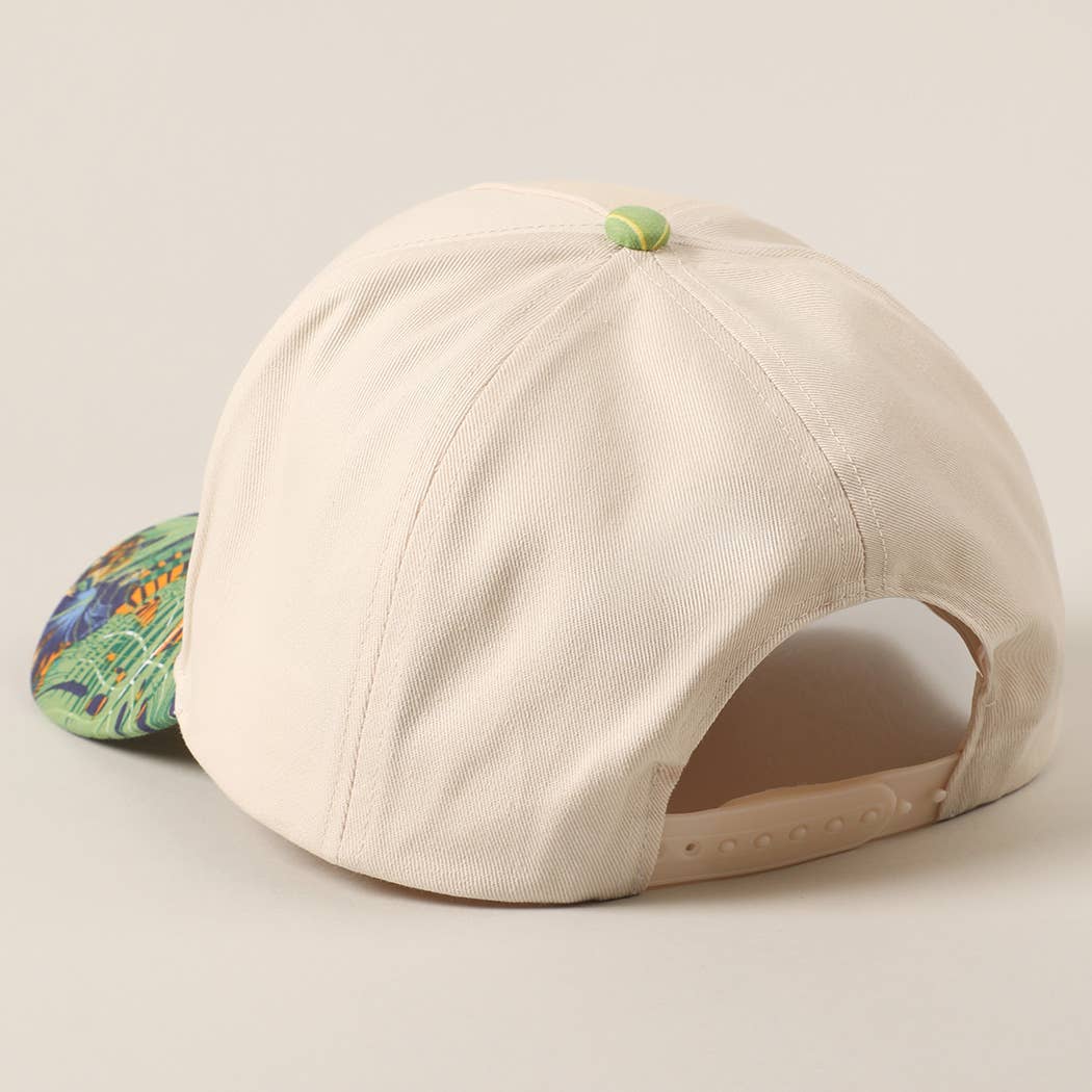 Feelin' Salty Letter Embroidery Floral Trucker Hat