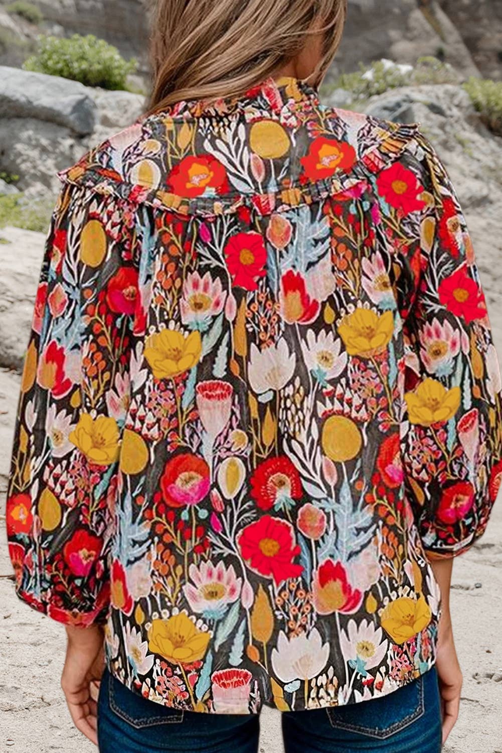 Fall Flowers Blouse