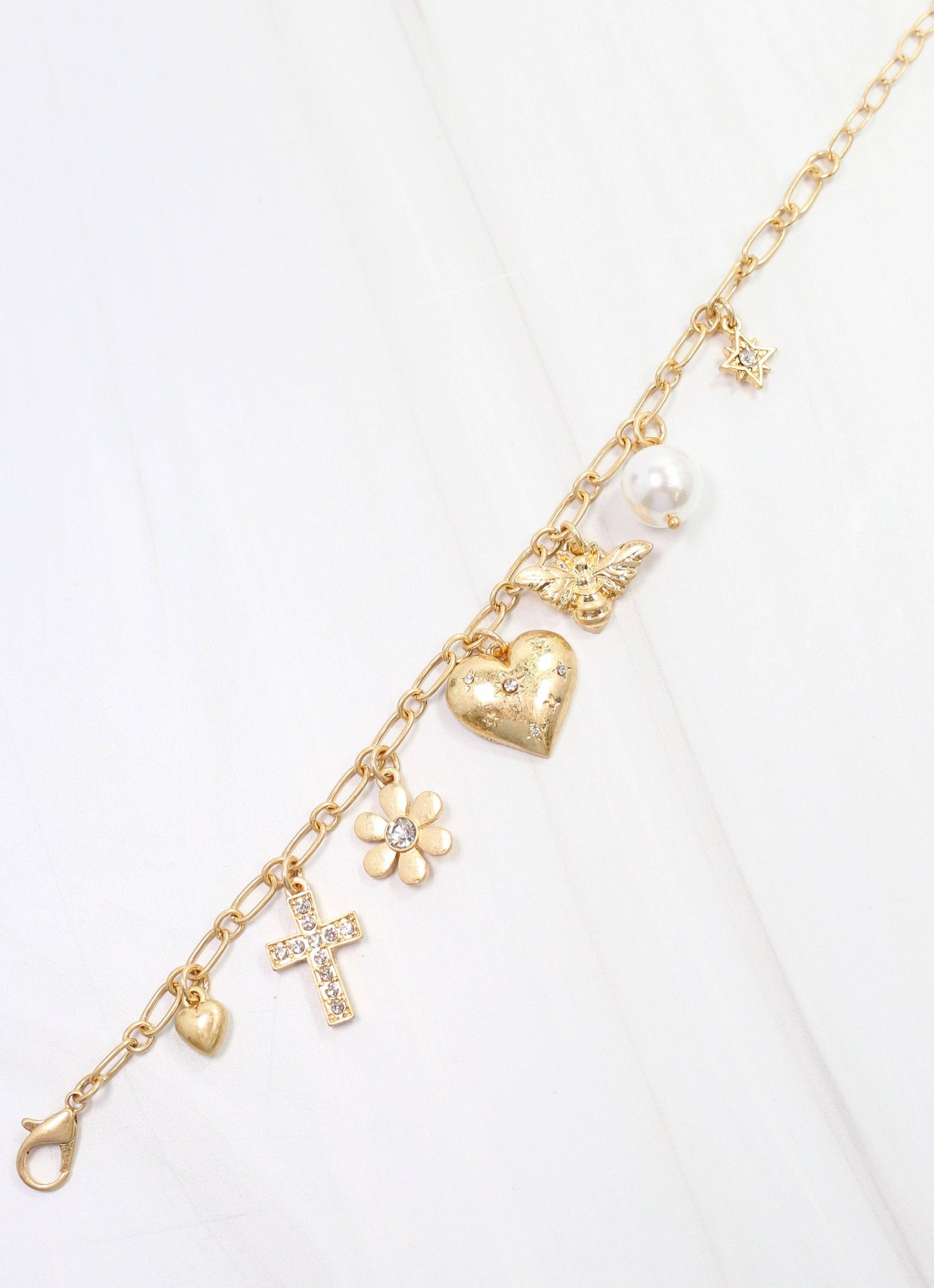 Tayrien Charm Bracelet Gold