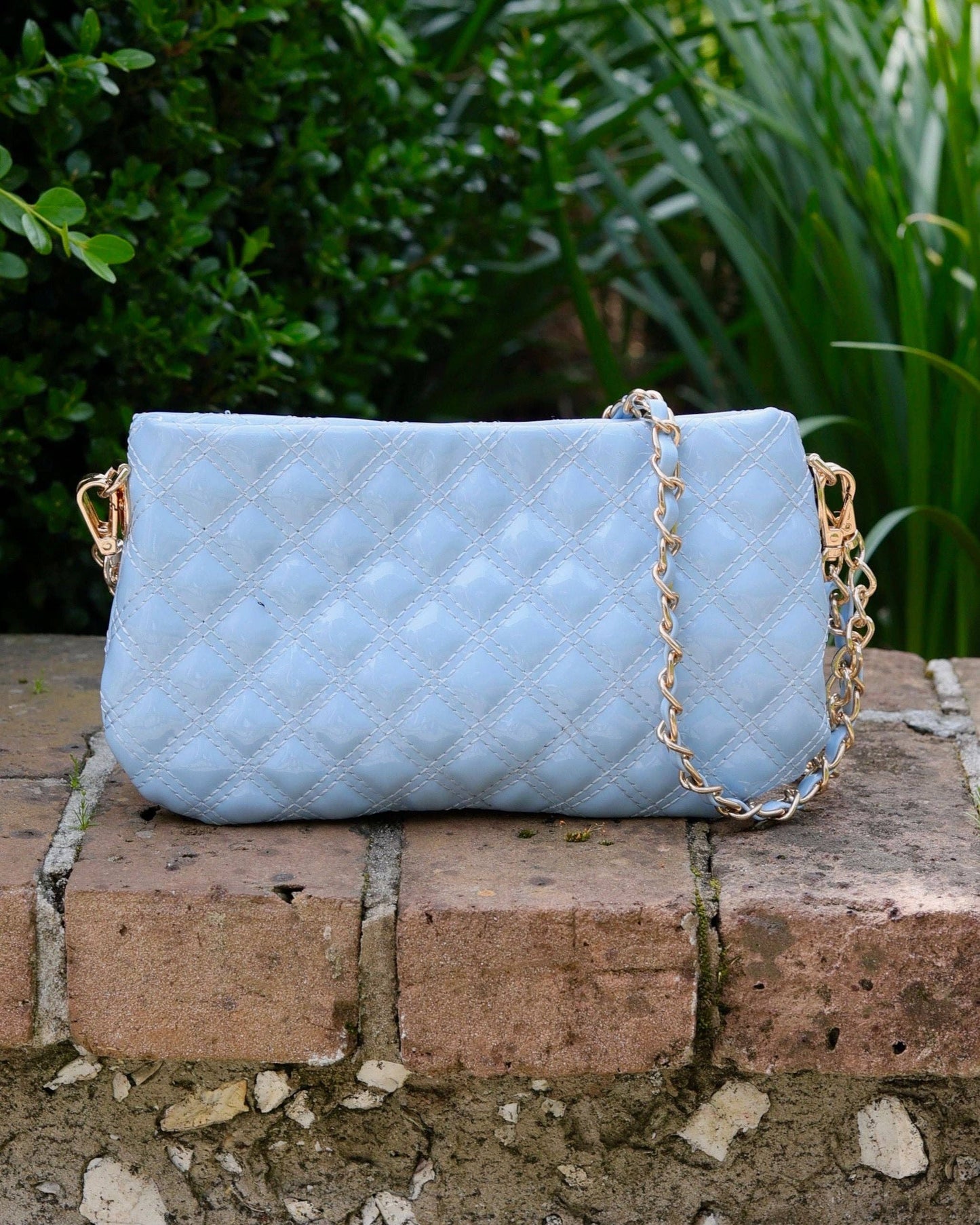 Livi Crossbody Light Blue Patent