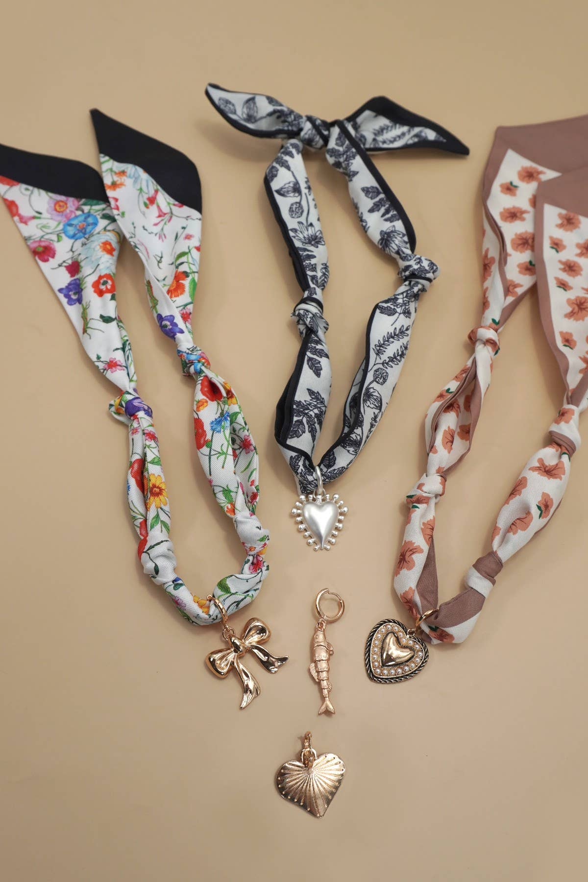 Scarf Necklace Charms