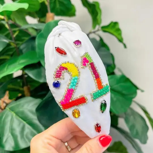 Birthday Beaded Headbands