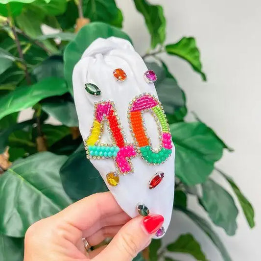 Birthday Beaded Headbands