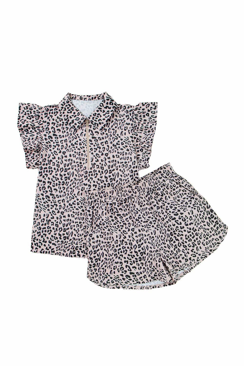 Leopard Ruffled Set