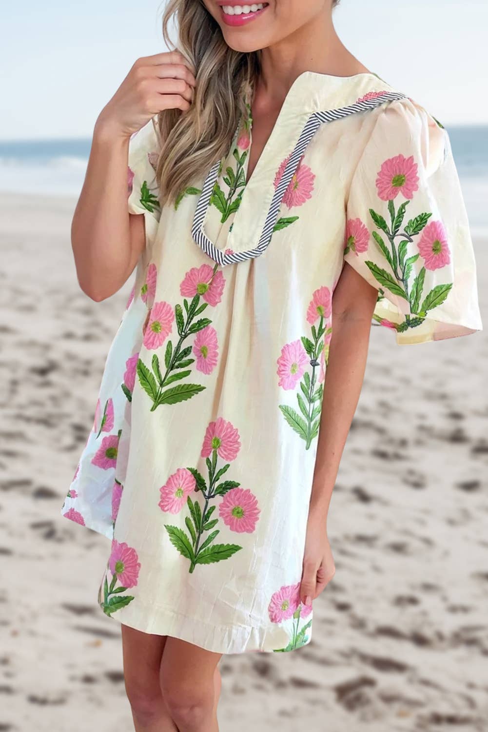 Pretty Flower Mini Dress