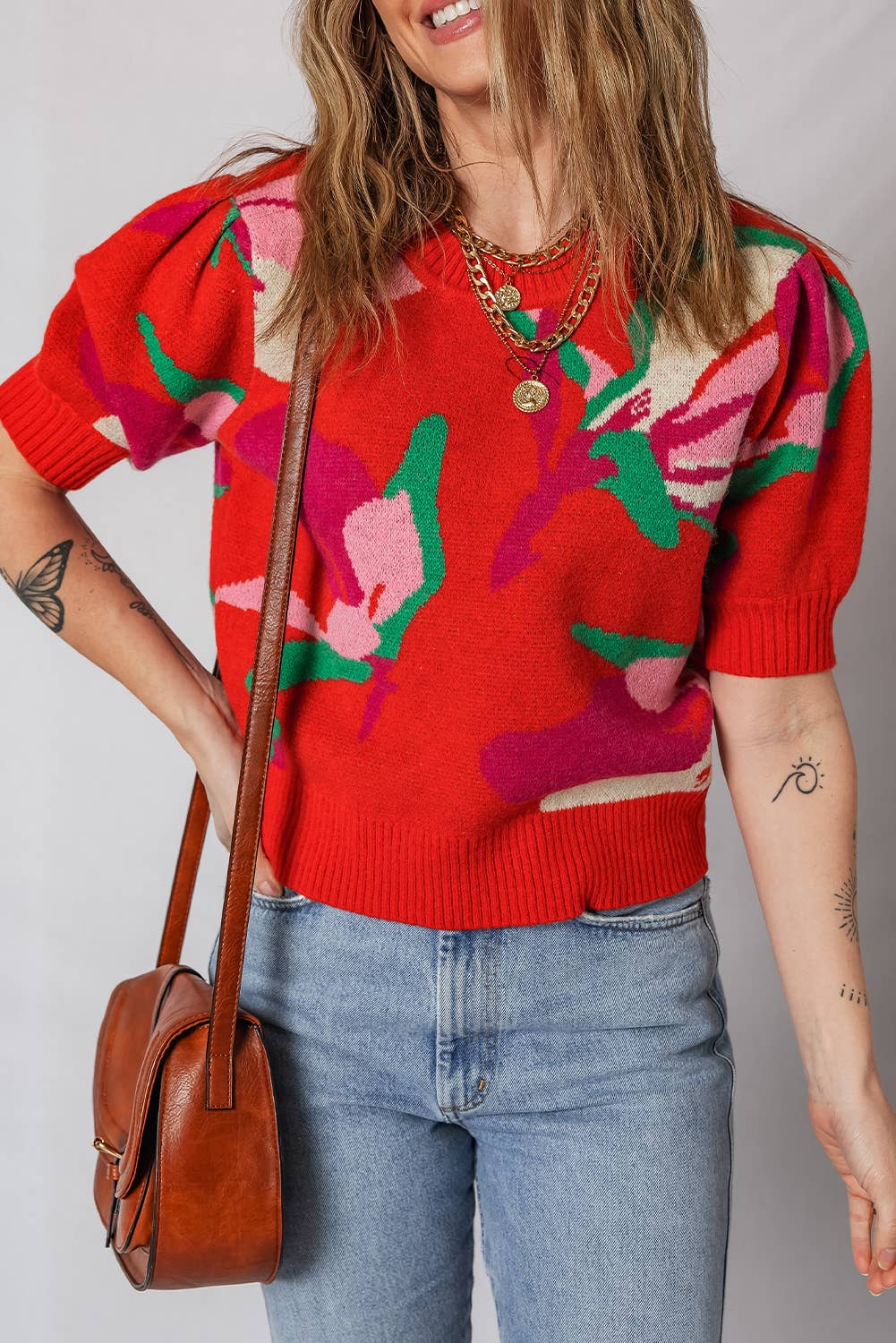 Christmas Flower Sweater
