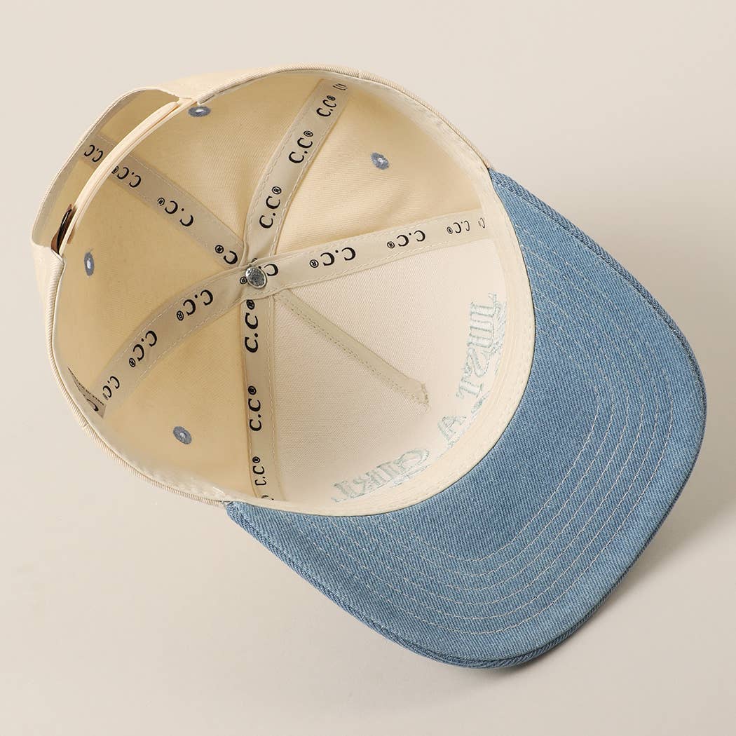 Just A Girl Who Loves Jesus Embroidery Trucker Hat