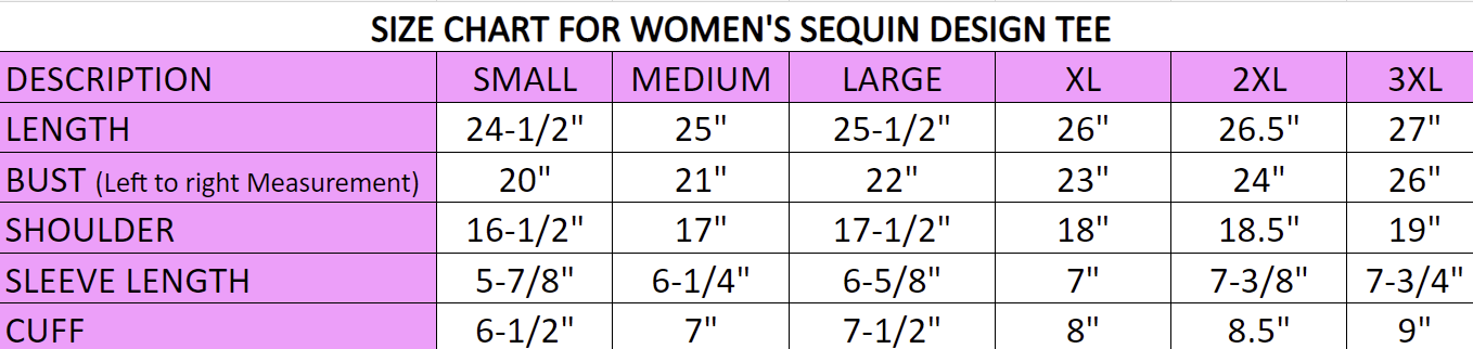 Scattered Peach Sequin Design (White)