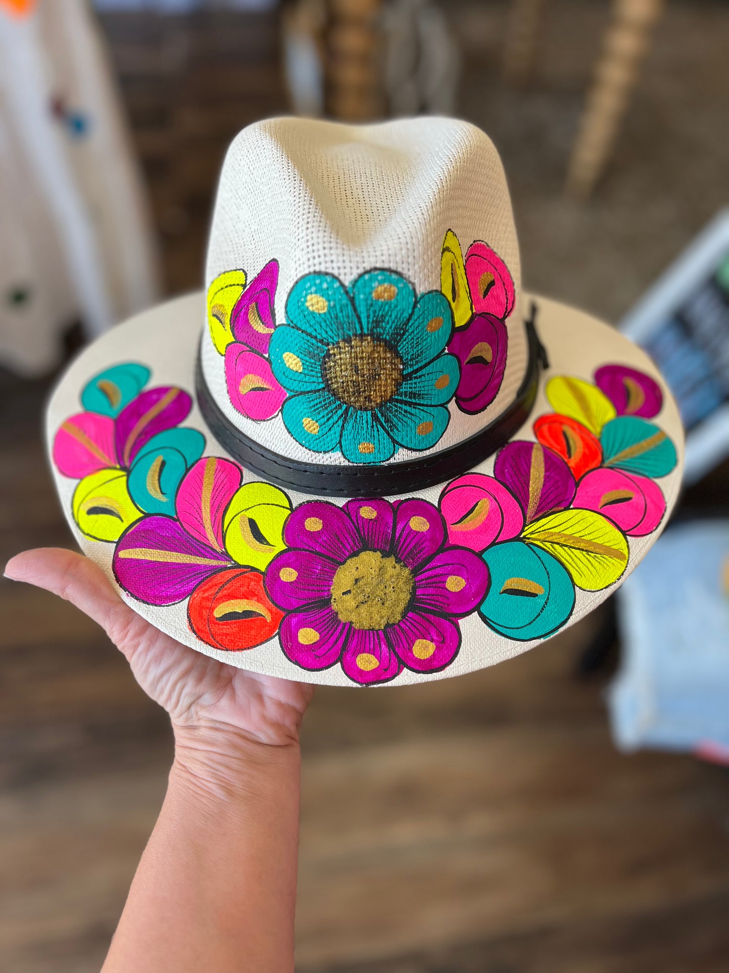 Hand Painted Hats