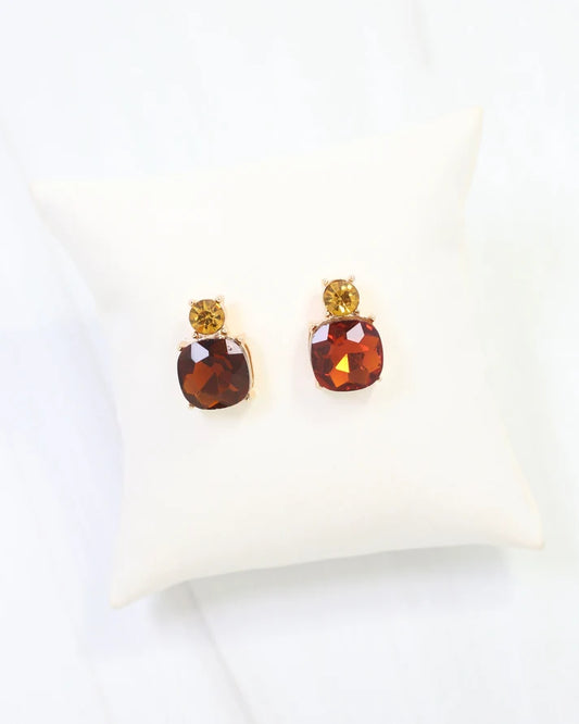 Roxanne Rhinestone Post Earring