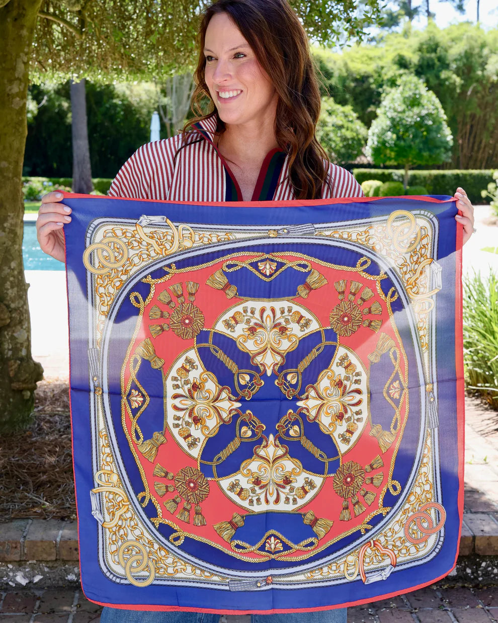 Trellis Tassel Scarves