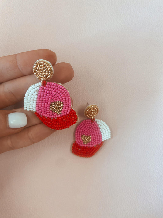 Camel Threads Statement Earrings