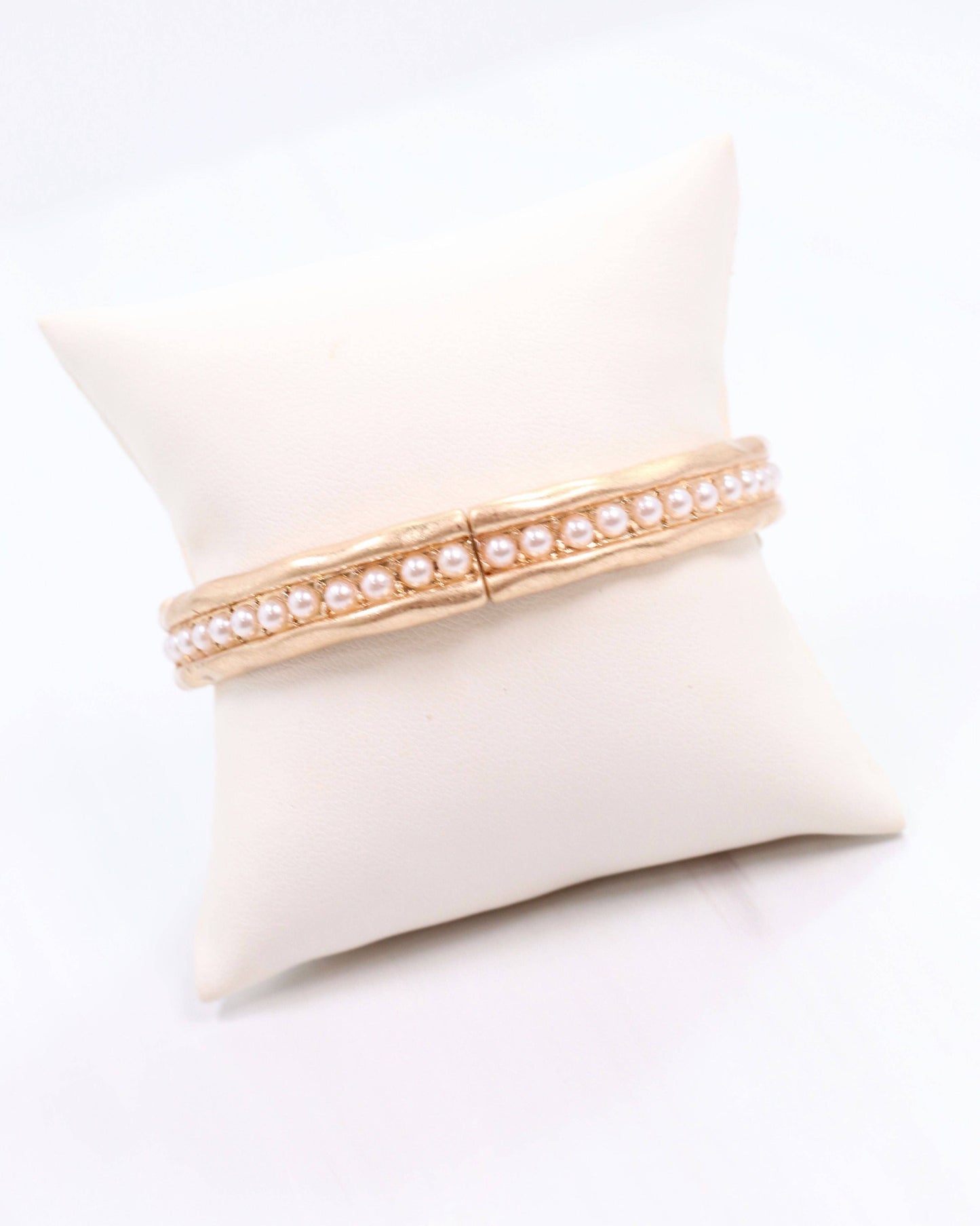 Katarina Stretch Bracelet Pearl