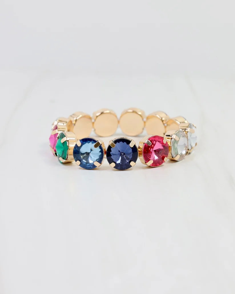 Shalimar Rhinestone Stretch Bracelets