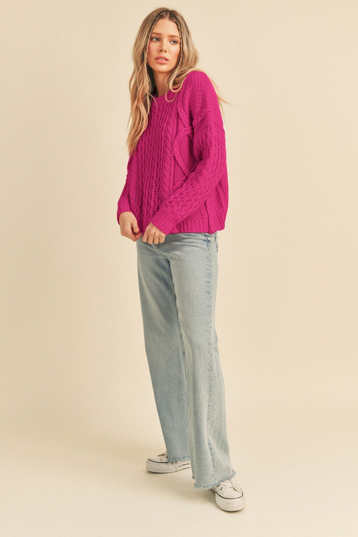 Braided Cable Sweater