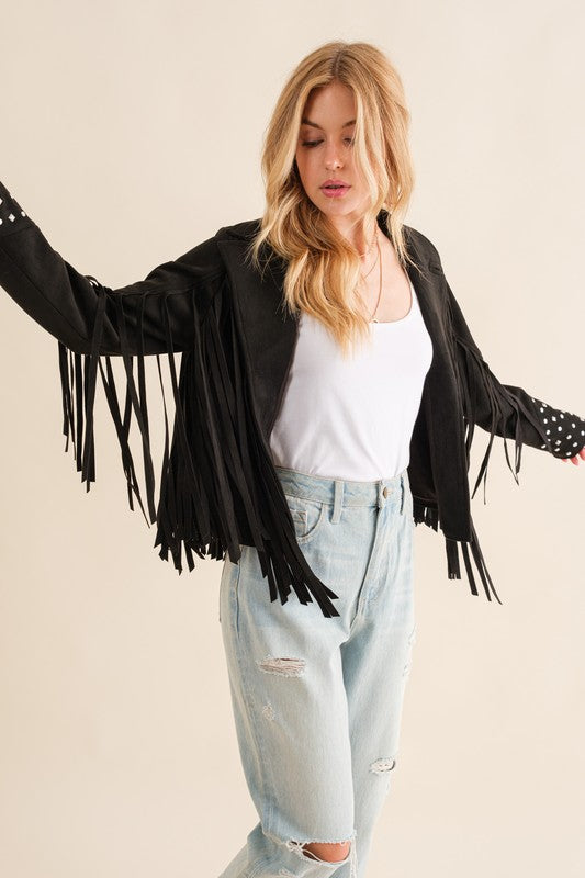 Dodo Bar Or Yehuda Tassel deals Open Front Top Jacket