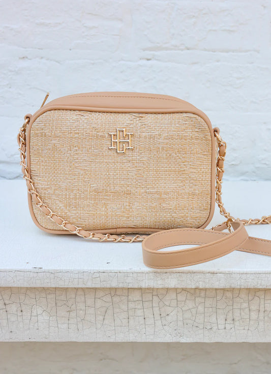 Bryce Crossbody Natural Lattice Tan