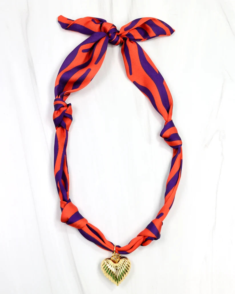 Serafina Scarf Charm Necklace