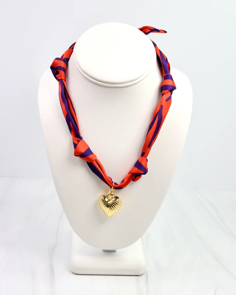 Serafina Scarf Charm Necklace