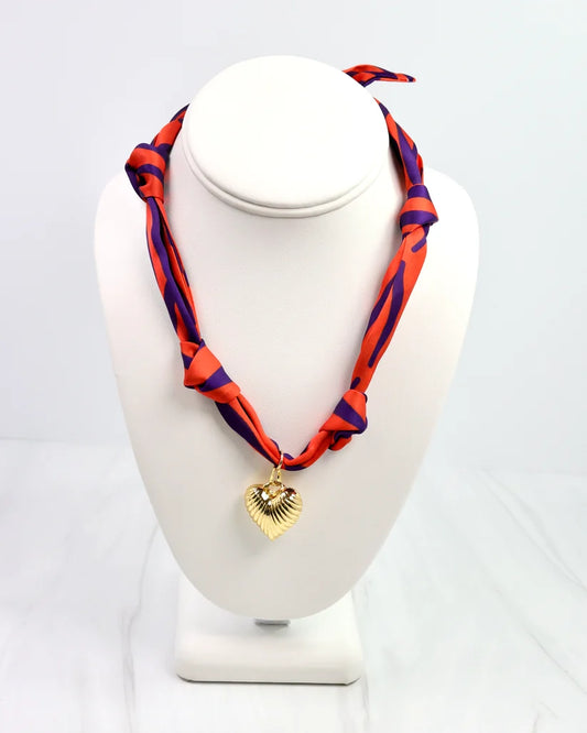 Serafina Scarf Charm Necklace