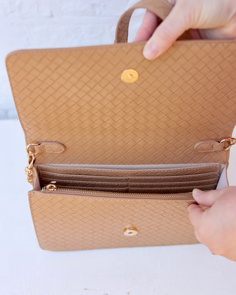Bryn Clutch/Crossbody Natural VQ