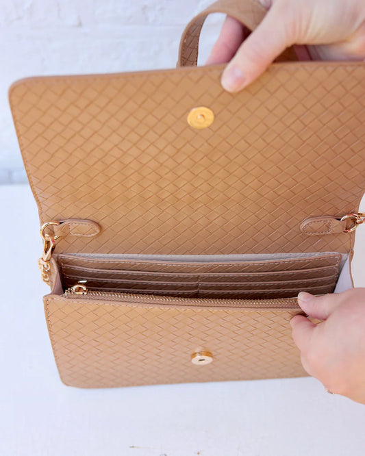 Bryn Clutch/Crossbody Natural VQ