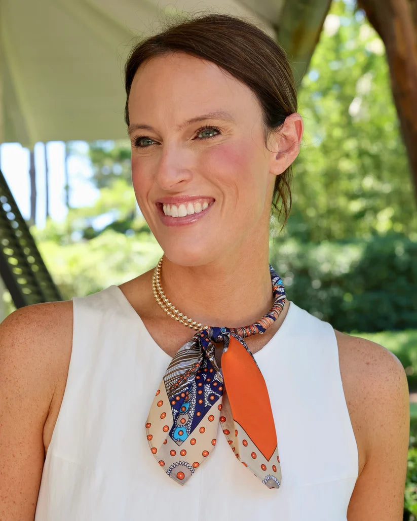 Laya Beaded Scarf Collar Necklace