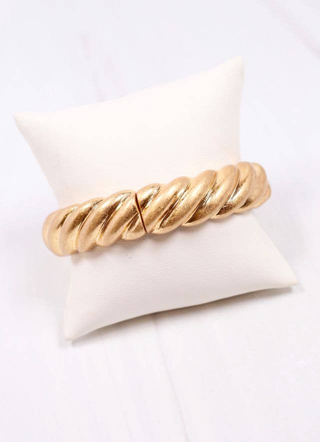 Barbarina Metal Bracelet Gold