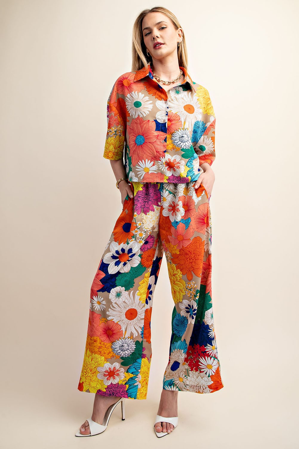 Vibrant Floral Set Separates